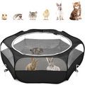 Portable Pet Play Yard – Waterproof, Easy Setup Pop-Up Fence for Rabbits, Puppies & Small Pets