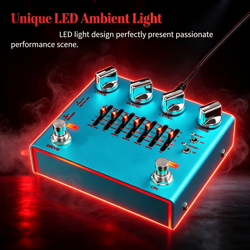 Studio-Style Bass Preamp Pedal with Direct Output & Cab Sim