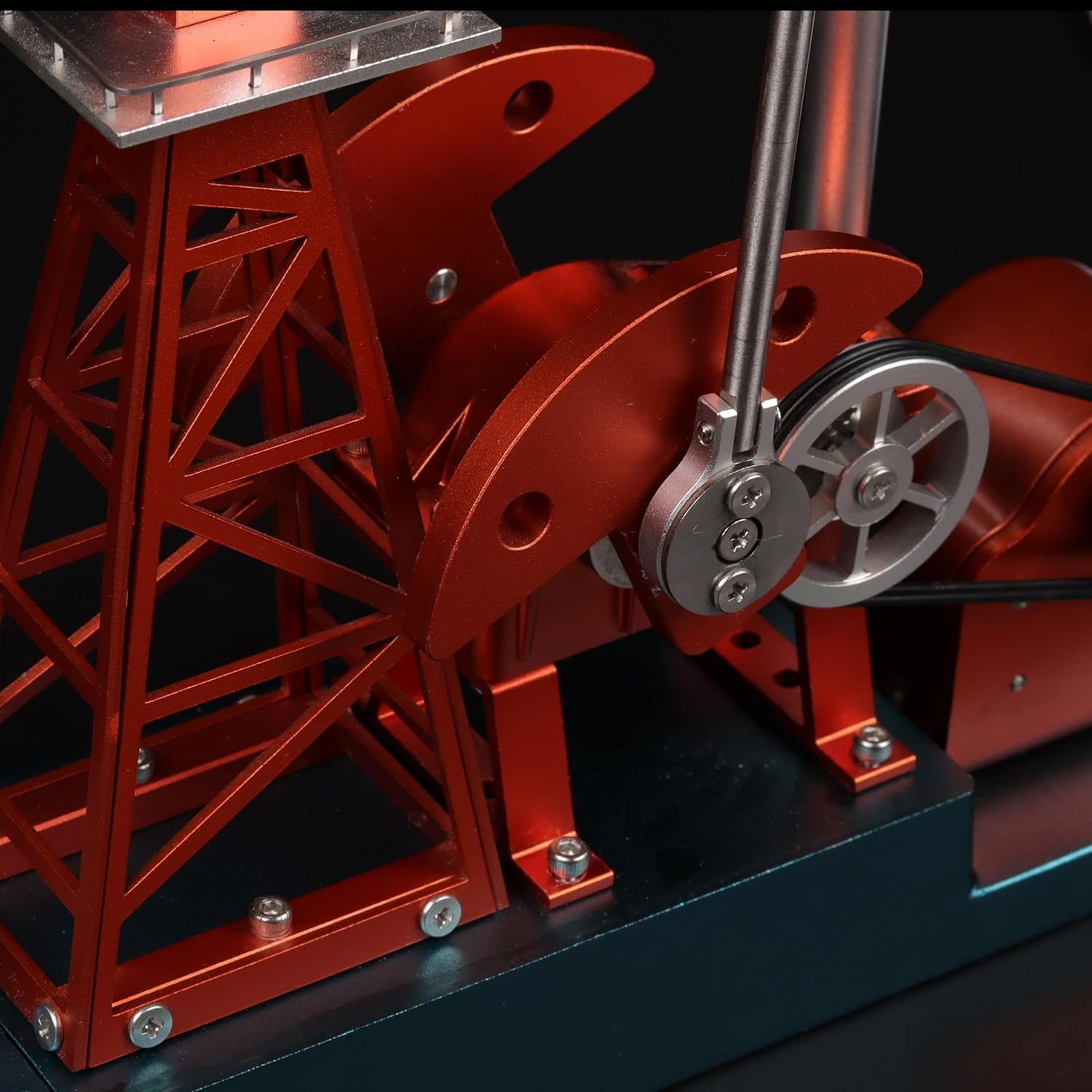 Industrial Pumping Unit 3D Metal Model – 219PCS Mechanical Engineering DIY Build Kit