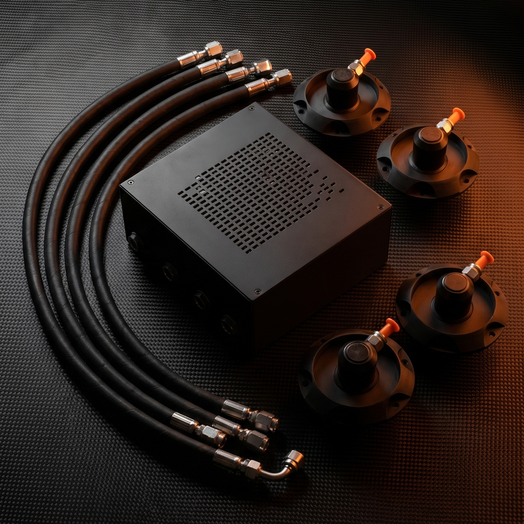 Smart App-Controlled Tire Pressure System for 4x4 Off-Road Driving