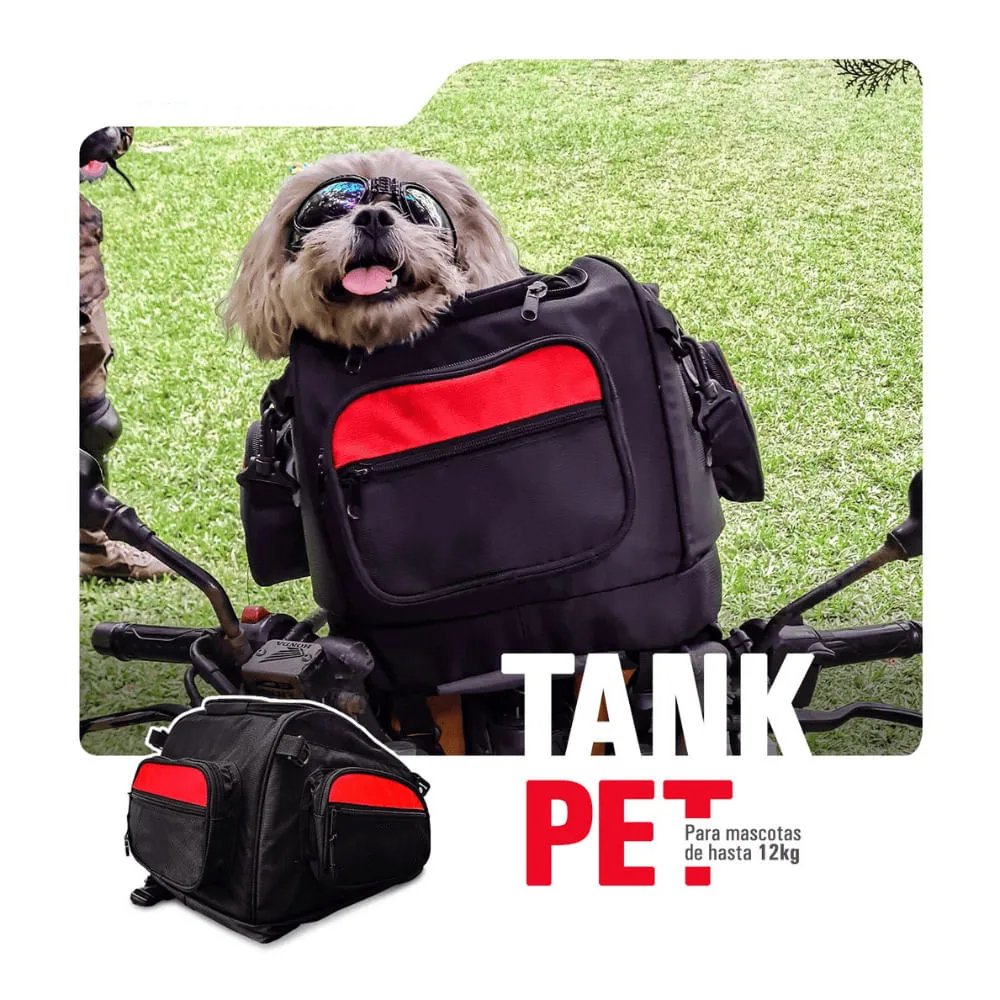 Breathable & Shockproof Pet Travel Backpack – Safe Motorcycle Carrier for Pets up to 12kg