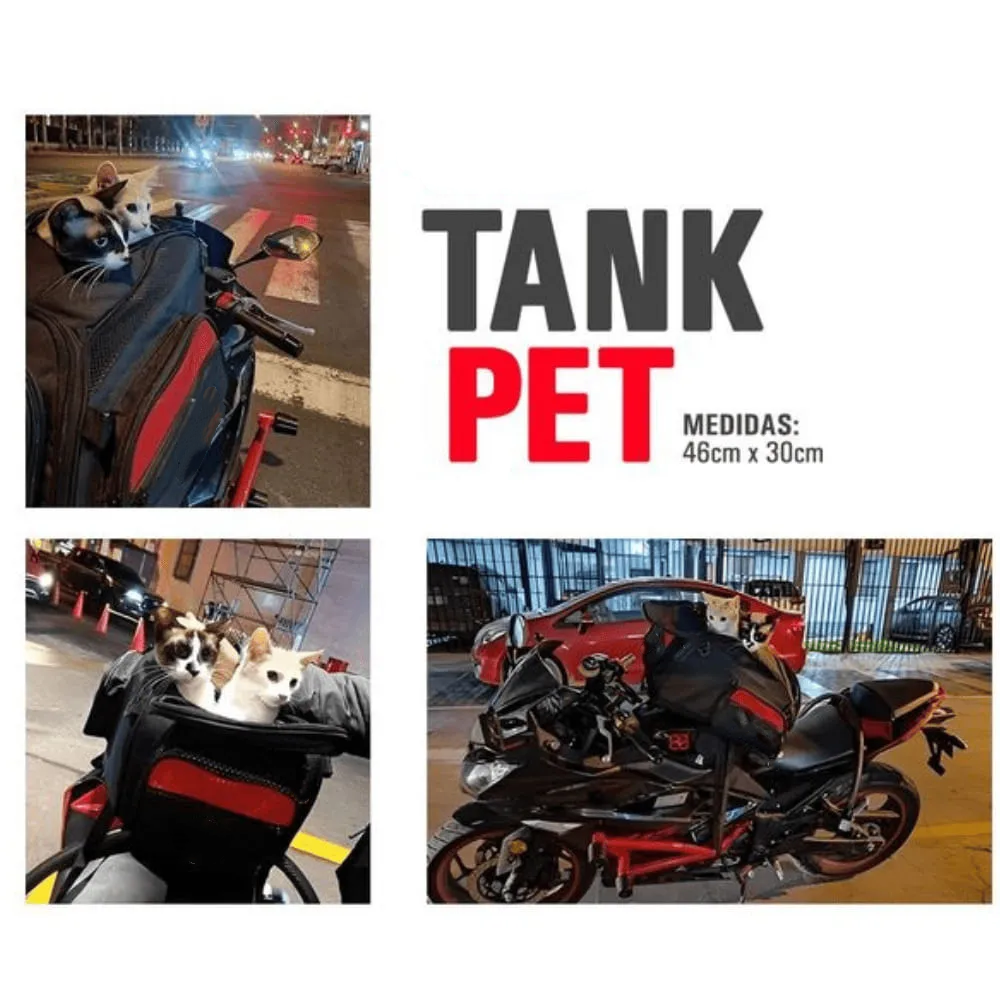 Breathable & Shockproof Pet Travel Backpack – Safe Motorcycle Carrier for Pets up to 12kg