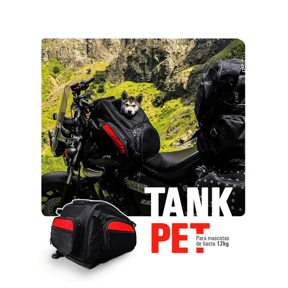 Breathable & Shockproof Pet Travel Backpack – Safe Motorcycle Carrier for Pets up to 12kg
