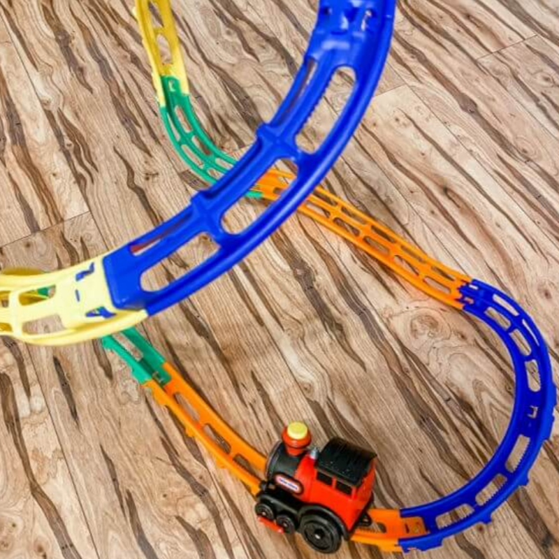 Kid’s Motion Train Adventure Toy with LED Effects, Sounds & Unpredictable Path Action
