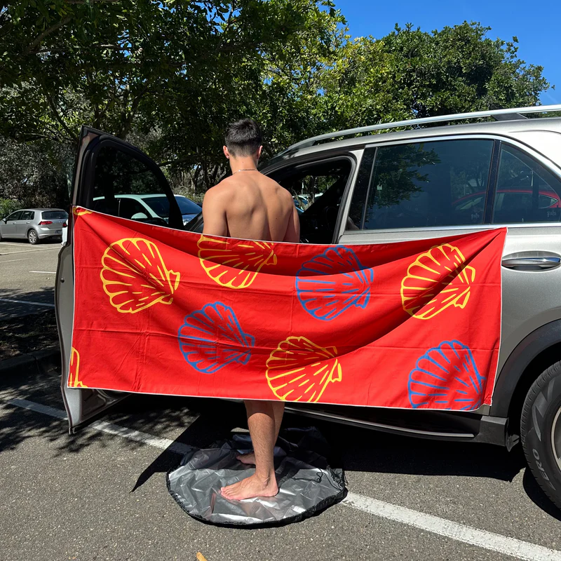 Magnetic Quick-Dry Beach Towel – Sand-Resistant & Instant Privacy Anywhere