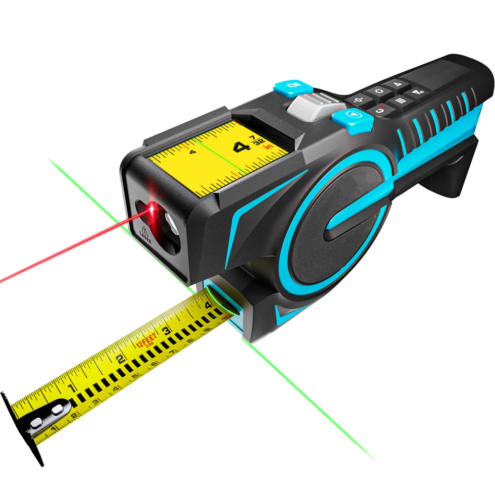3-in-1 Digital Tape Measure with Bluetooth Precision & LCD Display