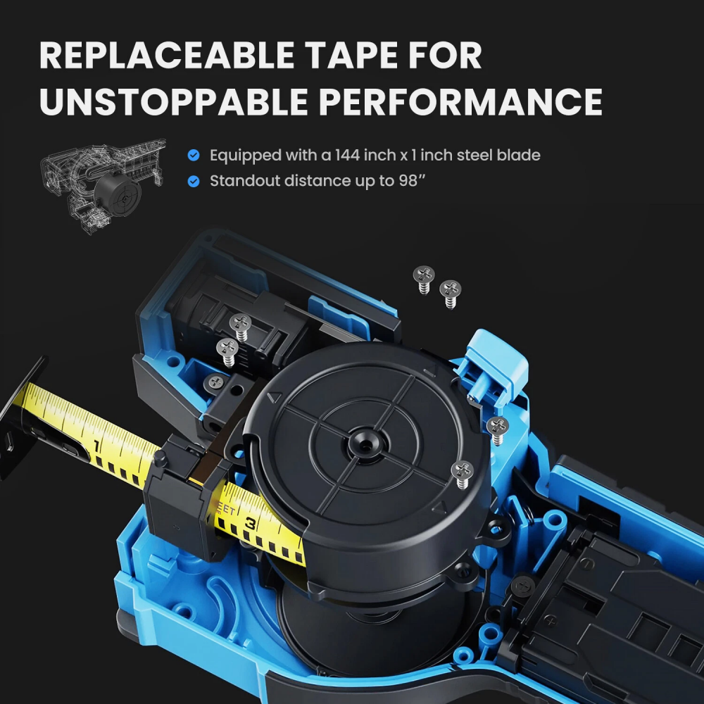 3-in-1 Digital Tape Measure with Bluetooth Precision & LCD Display