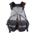 Professional Fishing Vest with 19 Storage Pockets & Quick-Access Rig System