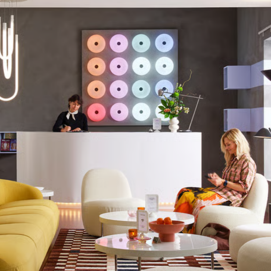 Minimalist Smart Glass Lamp – Dimmable Ambient Lighting for Any Space