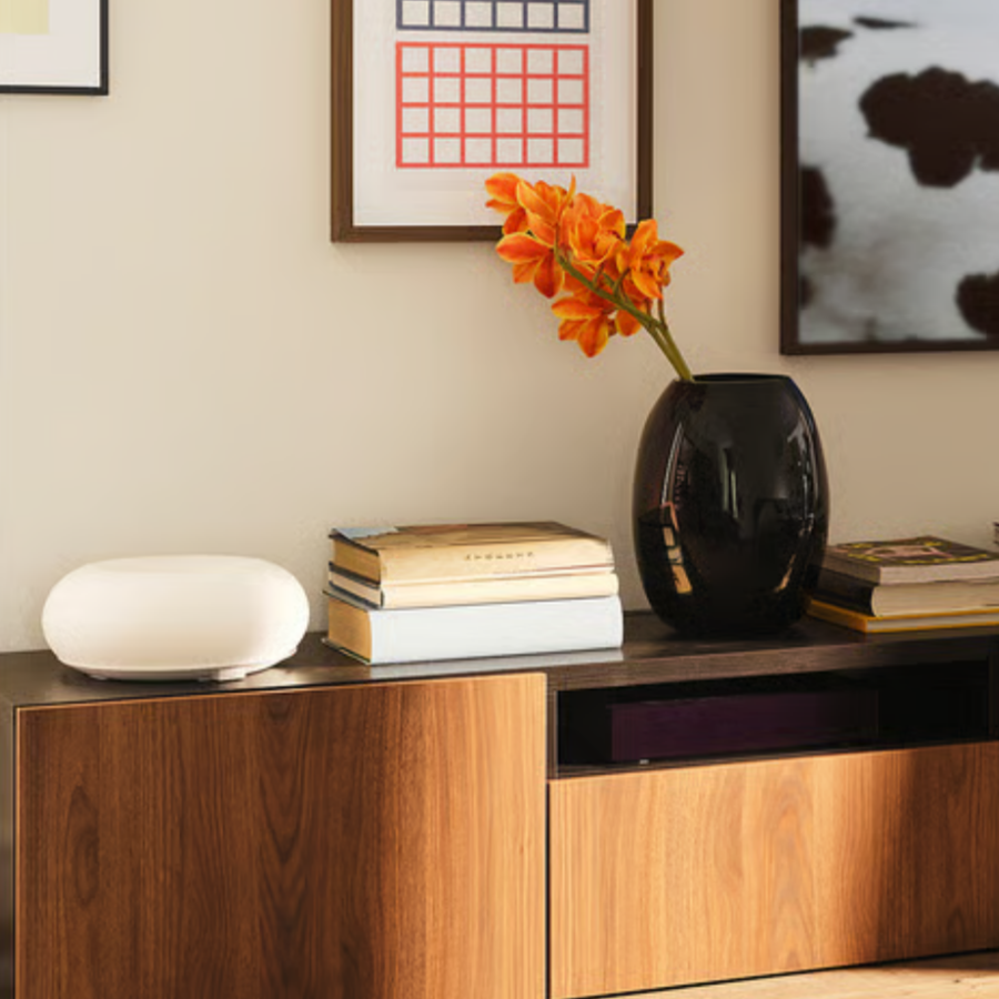 Minimalist Smart Glass Lamp – Dimmable Ambient Lighting for Any Space