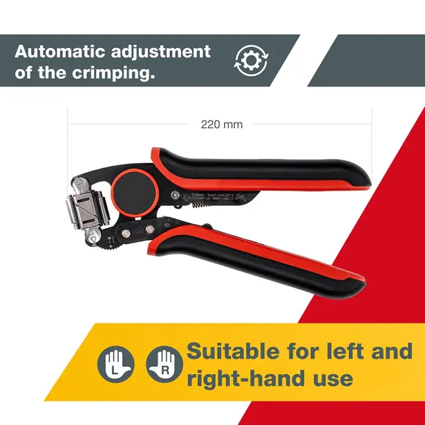 360° Rotating Automatic Wire Crimper – Fast, Precise & Effortless Electrical Terminals