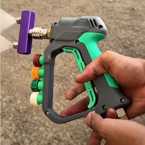 Short Reach Pressure Washer Lance with Multi-Angle Jets for Ultimate Control Cleaning