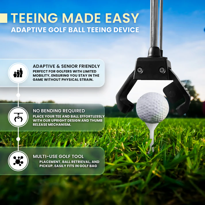 Effortless Golf Tee Tool – No Bending, No Strain, Just Play