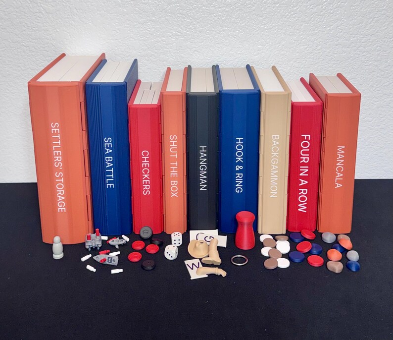 Foldable Hidden Book Hook & Ring Game – Compact Party Skill Challenge