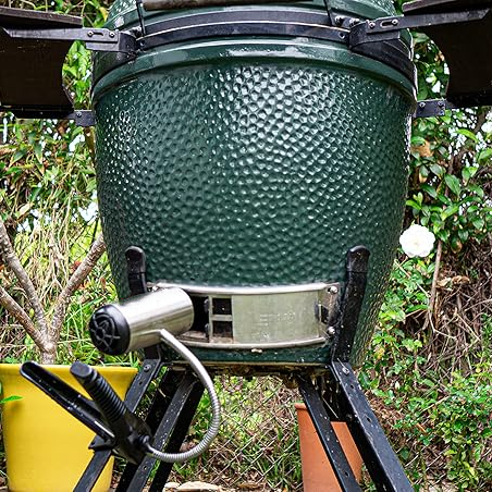 Stainless Steel Adjustable BBQ Air Blower for Rapid Fire Starting Anywhere Outdoors
