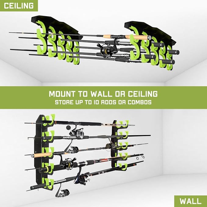 Smart Fishing Rod Storage Rack – Keep Your Gear Clean & Organized