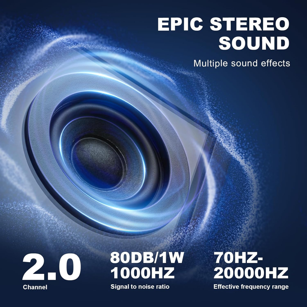 Futuristic Bluetooth Speaker with Floating Text Display & Premium Audio