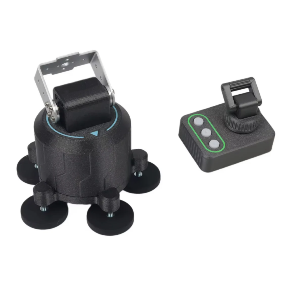 Outdoor Thermal Scanner Mount with Remote Control & Stable Magnetic Base