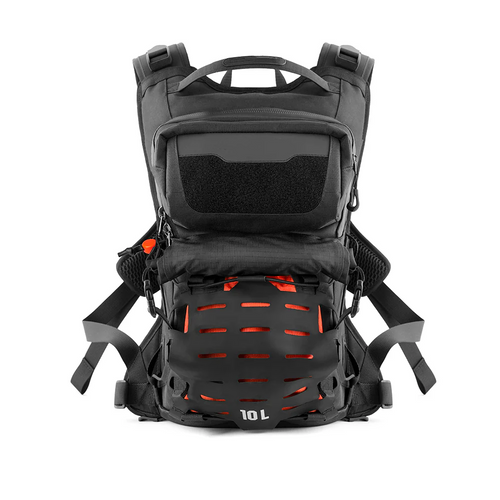 10L Adventure Motorcycle Backpack with Back Support & Rain Cover