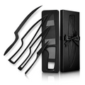 Magnetic Knife Set with Space-Saving Storage & Sharp Stainless Steel Blades