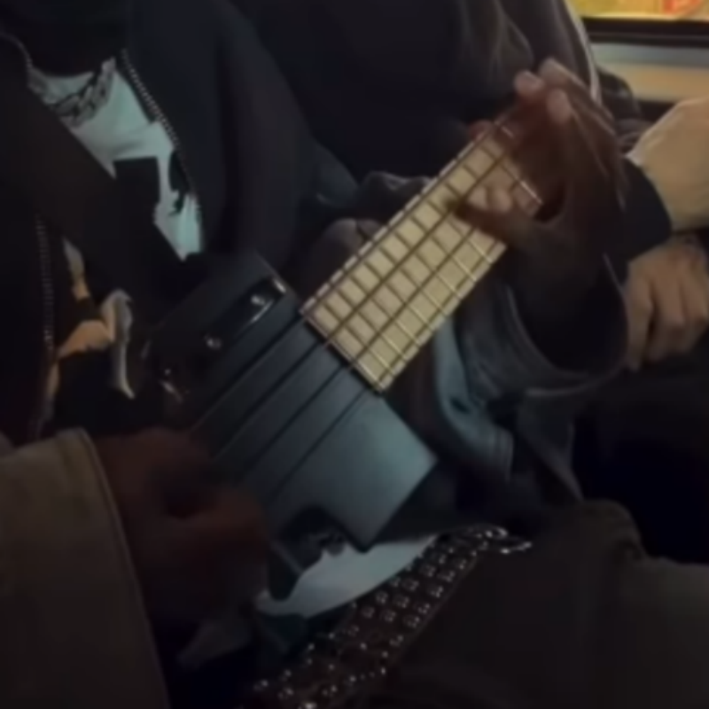 Portable Silent Bass Guitar for Practice Anywhere