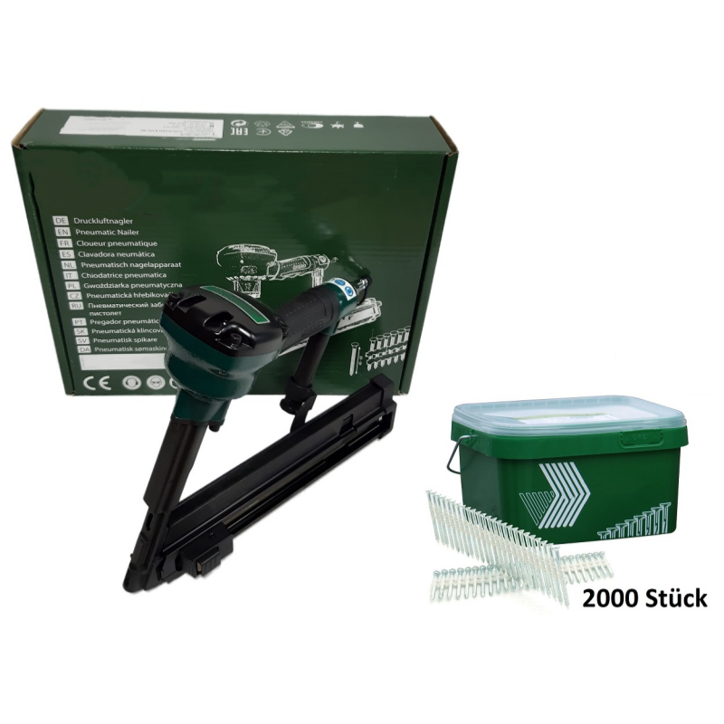 Lightweight Air-Powered Nailer with Precision Nail Control