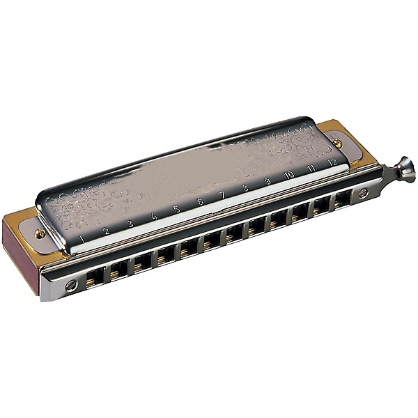 12-Hole Chromatic Harmonica for Rich Full-Range Sound