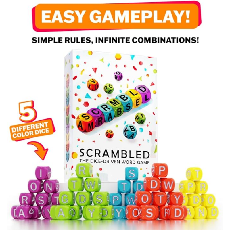 Fast-Paced Dice Word Game – Spell, Shout & Win in 3 Minutes!