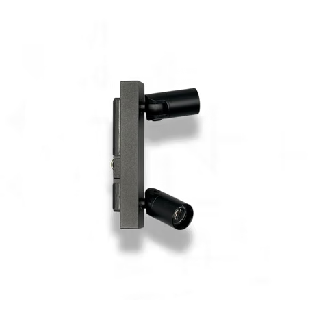 Micro Dual Spot Track Light – Adjustable, Dimmable, Flush-Mount Precision Lighting