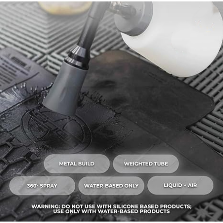 High-Pressure Air & Liquid Interior Detailing Gun for Deep Car Cleaning