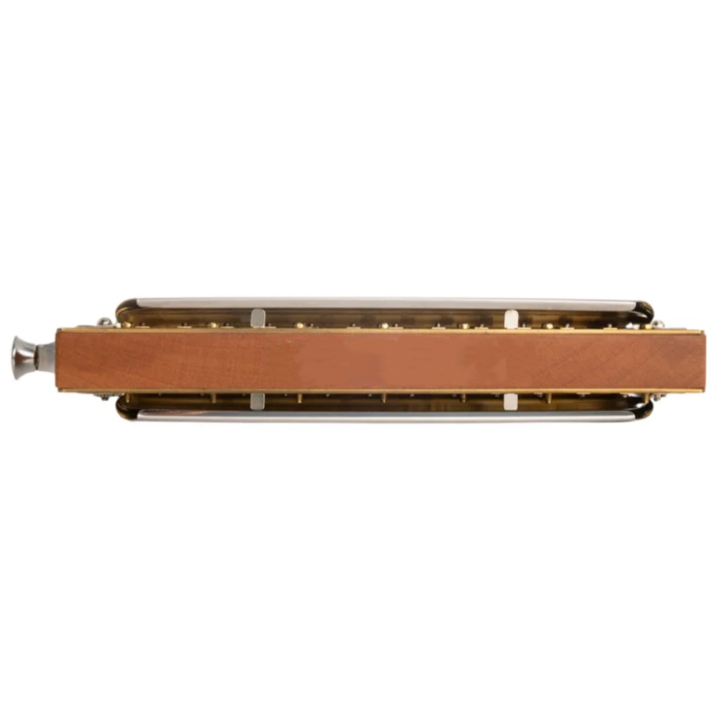 12-Hole Chromatic Harmonica for Rich Full-Range Sound