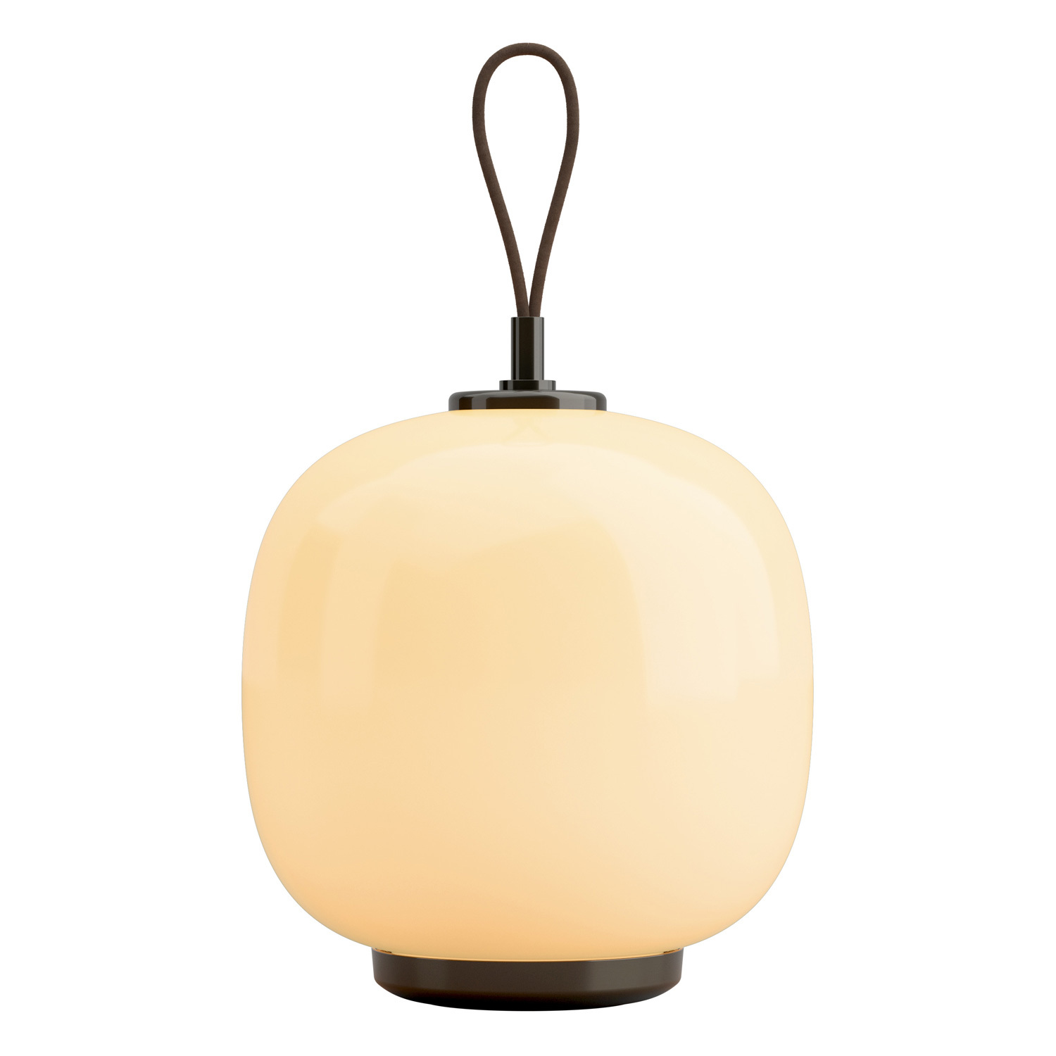 Portable Ambient Glass Lamp | Warm Dimmable Glow & USB-C Rechargeable Design