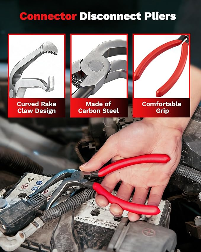 Professional Electrical Connector & Hose Removal Tool Set