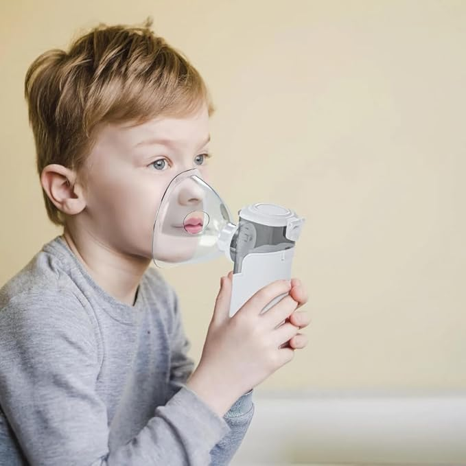 Travel-Friendly Nebulizer with Strong & Mild Mist Modes – Fast, Deep Medication Absorption