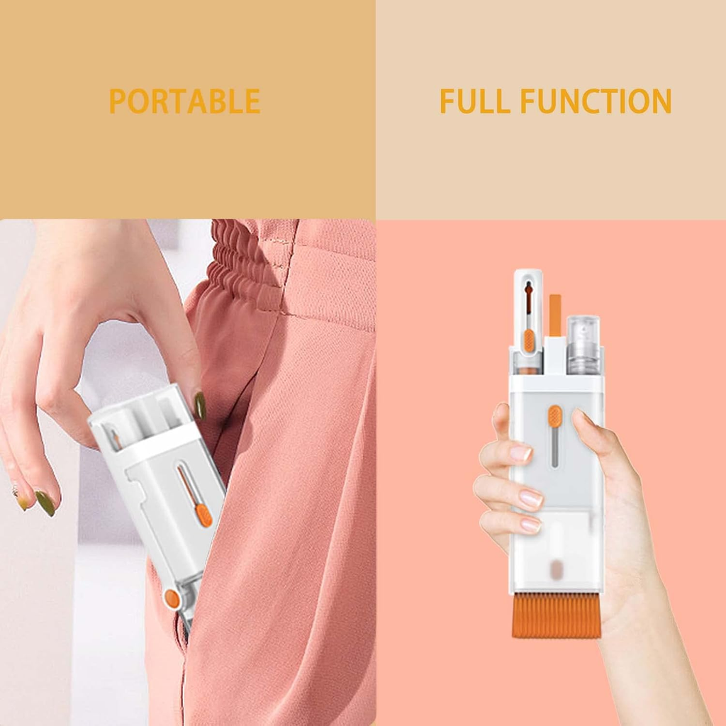 8-in-1 Ultimate Tech Cleaning Kit – Screens, Keyboards & AirPods Perfectly Clean