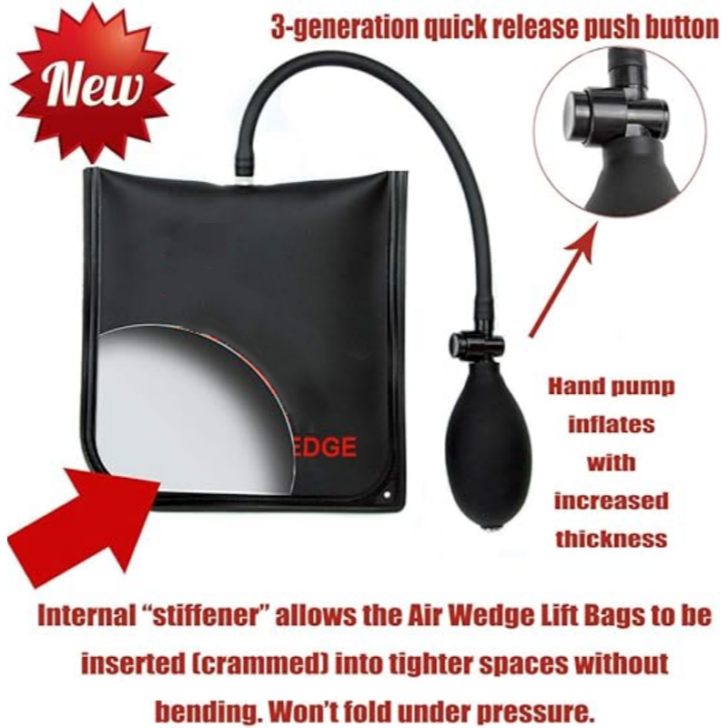 Professional Inflatable Alignment & Leveling Wedge Kit