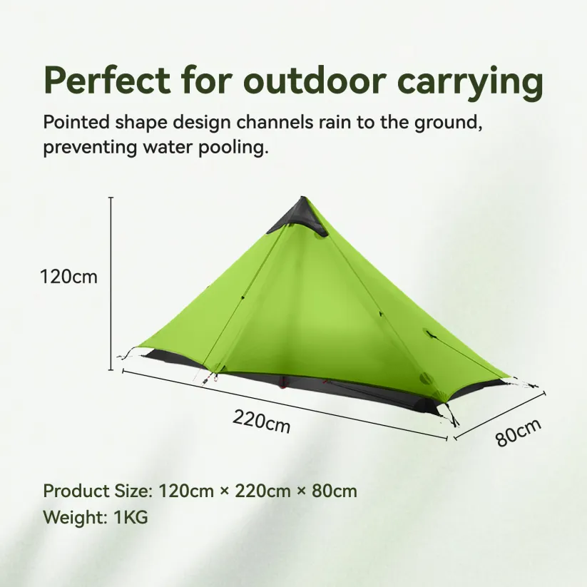 Ultralight 1-Person Backpacking Tent – Waterproof & Compact Outdoor Shelter