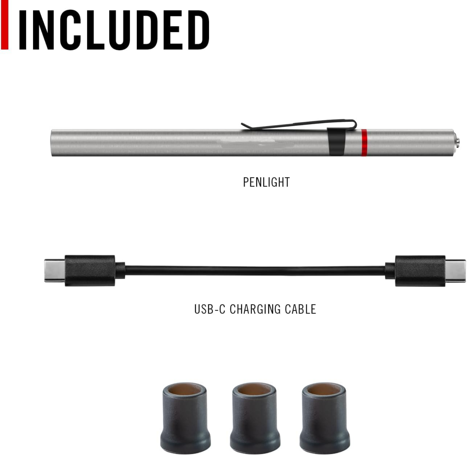 Ultra-Bright Stainless Steel Rechargeable Pocket LED Light for Precision Tasks
