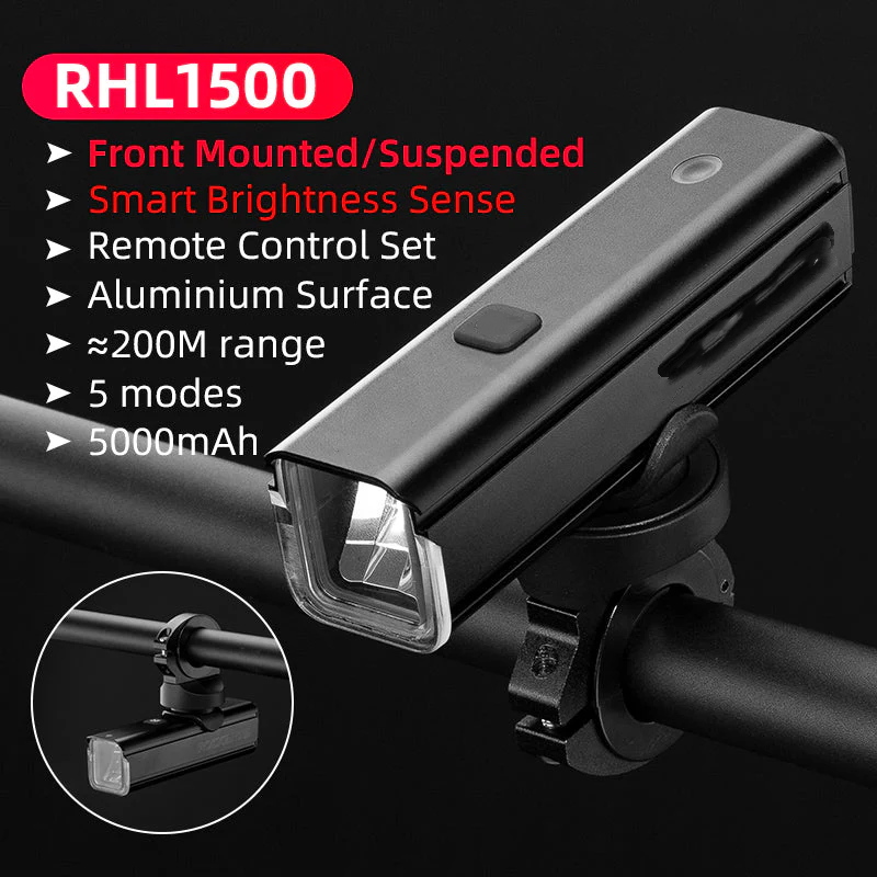 Intelligent Auto-Sensing Cycling Headlight