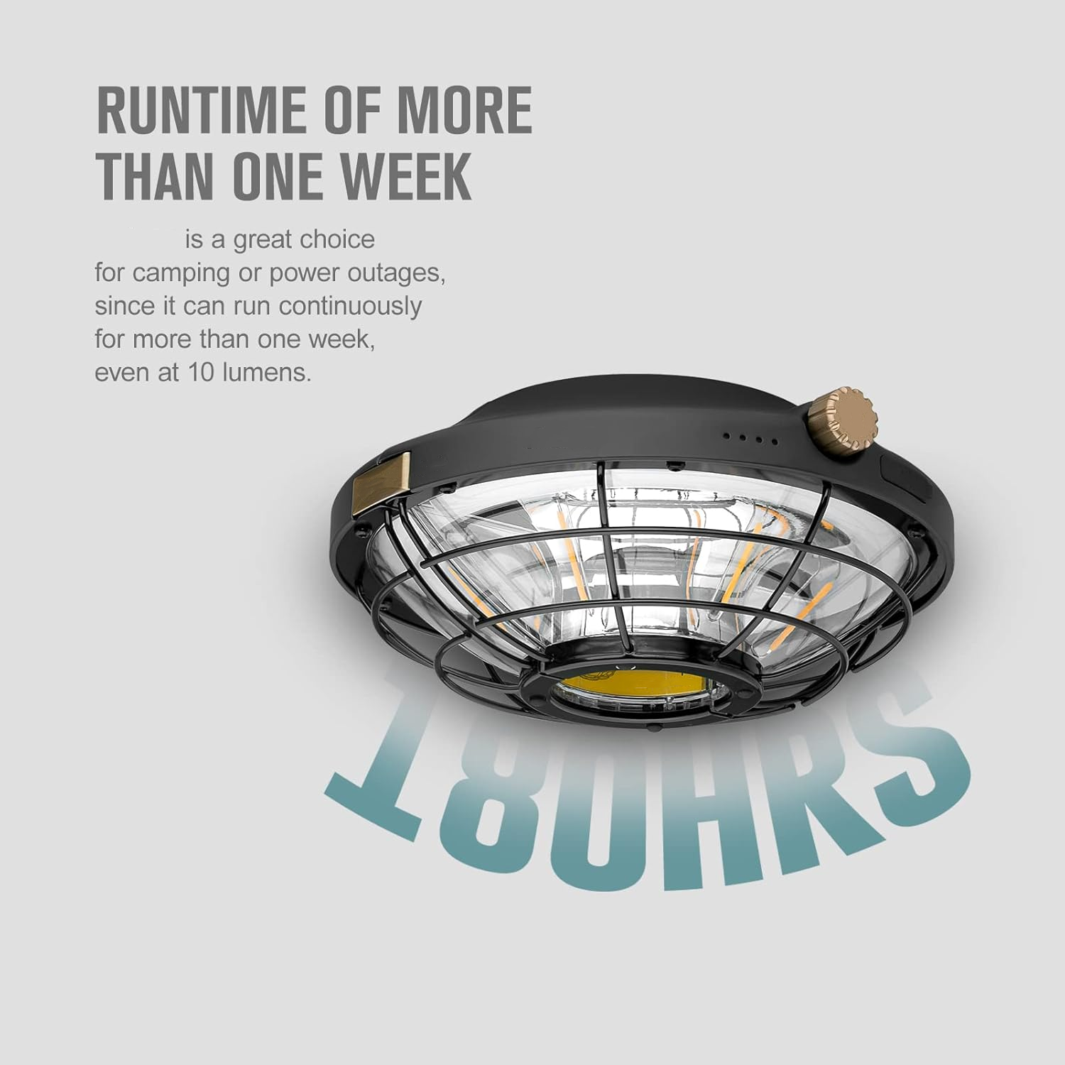 360° Camping Light – Adjustable Glow & Long-Lasting Battery