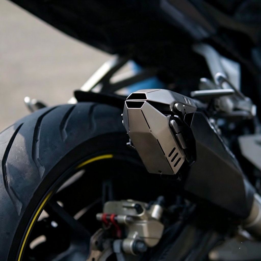 On-the-Fly Adjustable Exhaust System – Motorcycle Sound & Flow Control Rig