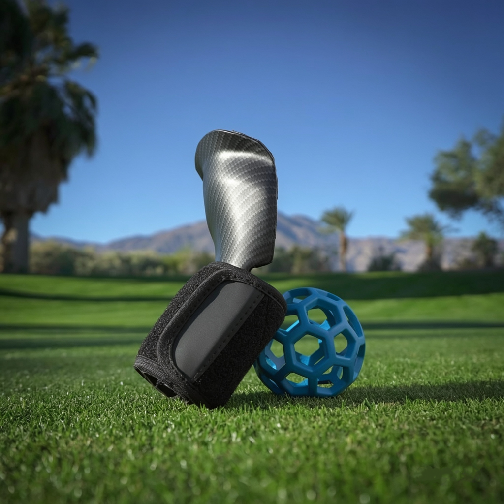 Golf Wrist Swing Training Aid – Mechanical Compression Wrist Bracket for Ball Striking Accuracy