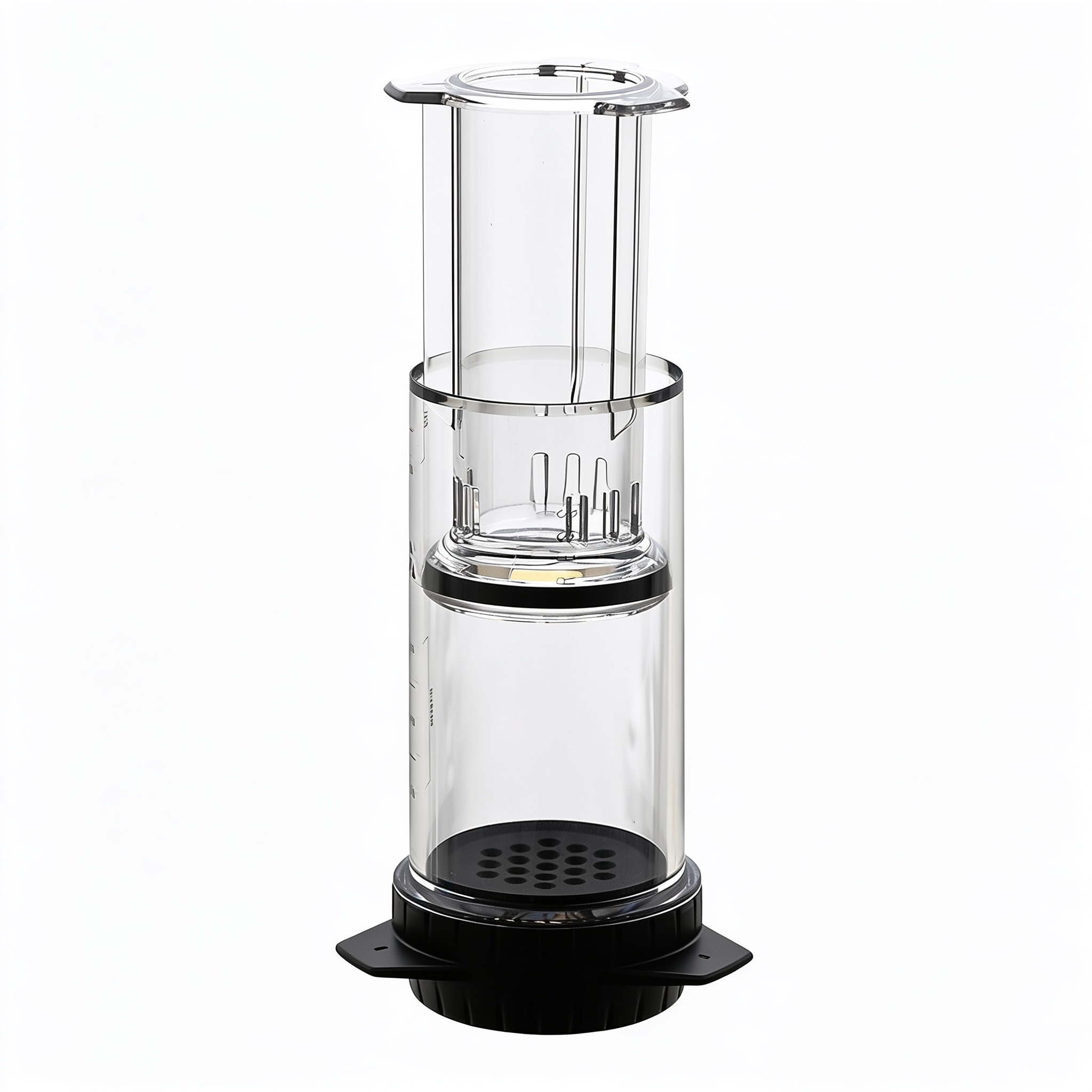 Portable Injection Coffee Press – Manual Plunger Coffee Maker for Travel and Office
