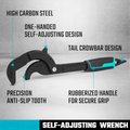 Self-Adjusting Wrench That Fits Almost Any Size Instantly