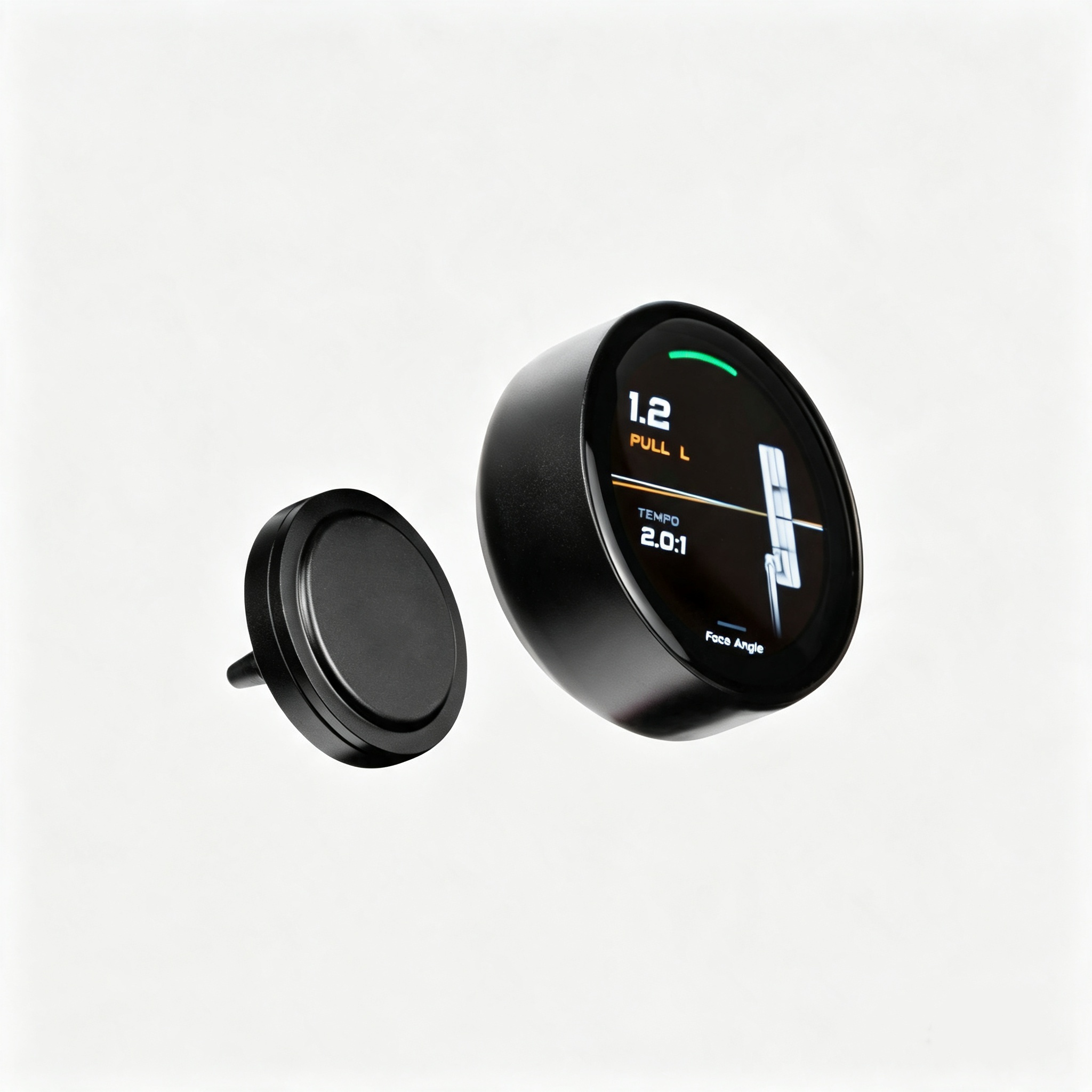 Compact Smart Putting Sensor & Stroke Analysis Device – Grip-Mounted Training Tool