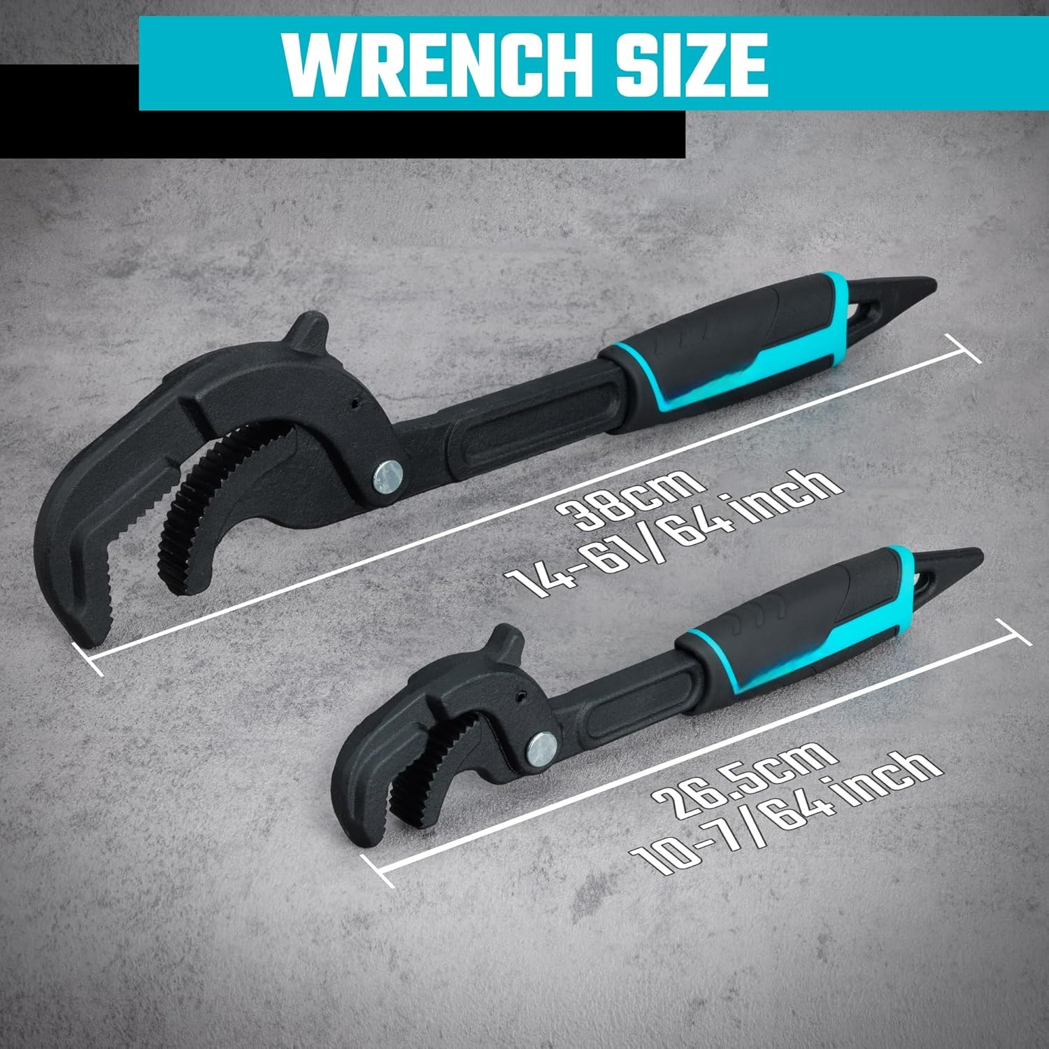 Self-Adjusting Wrench That Fits Almost Any Size Instantly