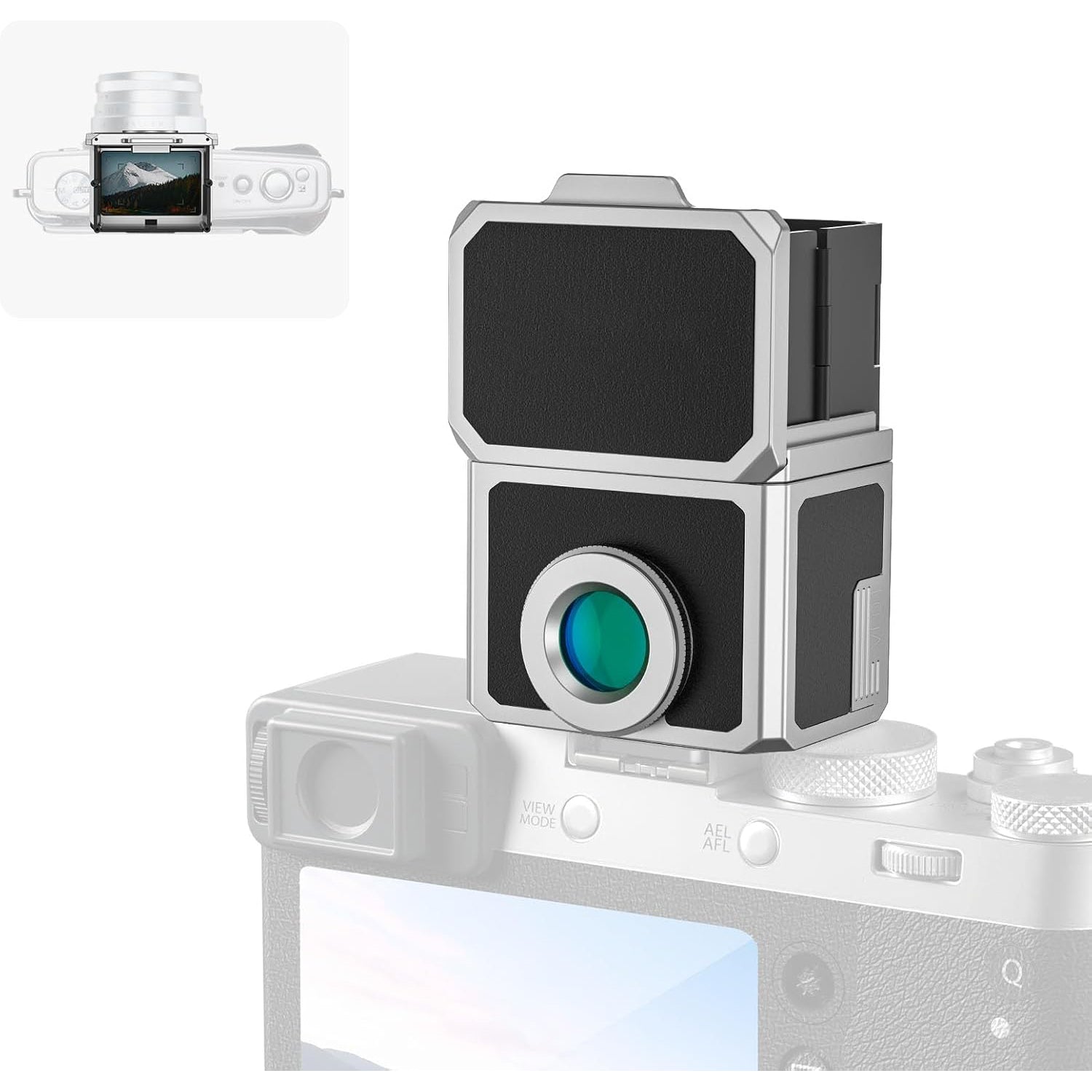 Compact Optical Viewfinder – 28mm Full-Frame, Switchable 35/50mm Framelines, Waist-Level Shooting