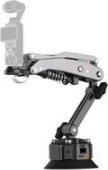 Vehicle Camera Stabilizer Mount with Shock Absorbing Arm