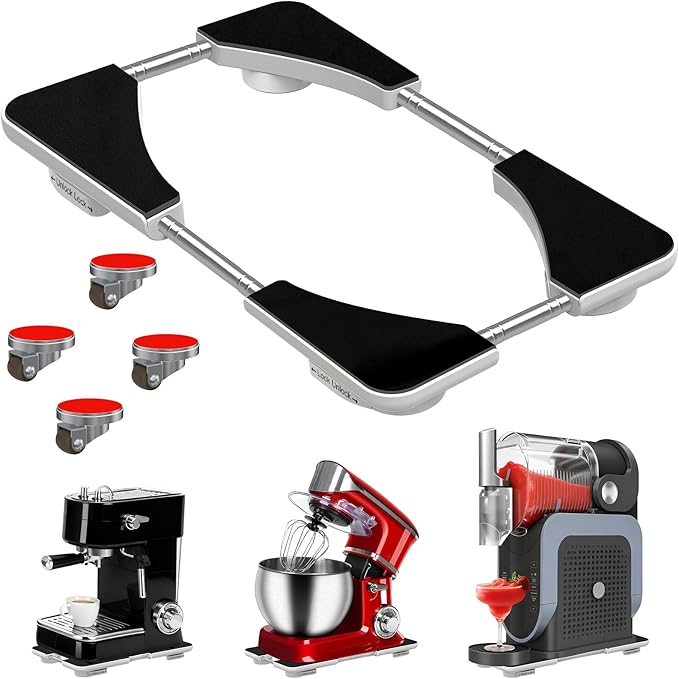 Adjustable Pull-Out Kitchen Appliance Sliding Tray