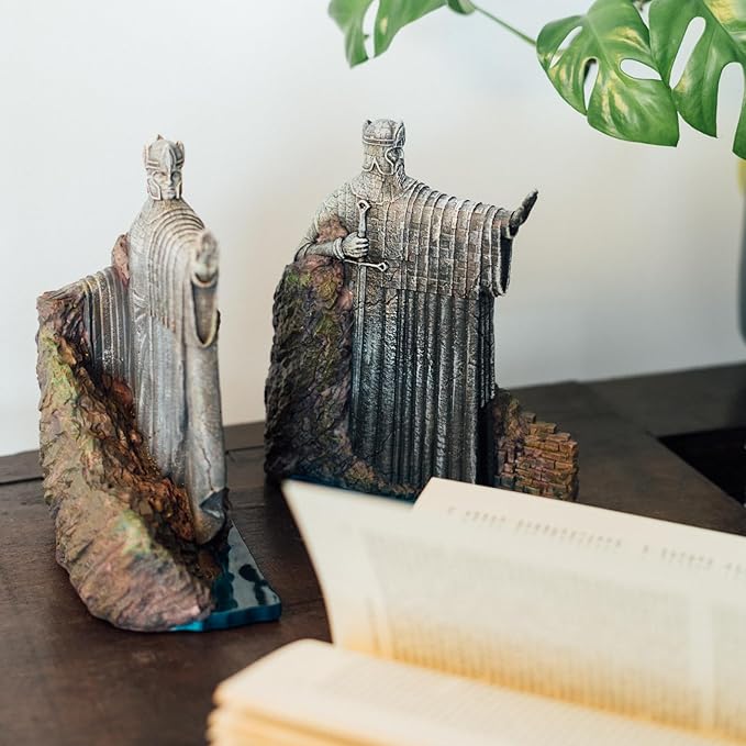 Fantasy Guardian Bookends – Artistic Resin Book Holders for Shelves, Desks & Home Libraries